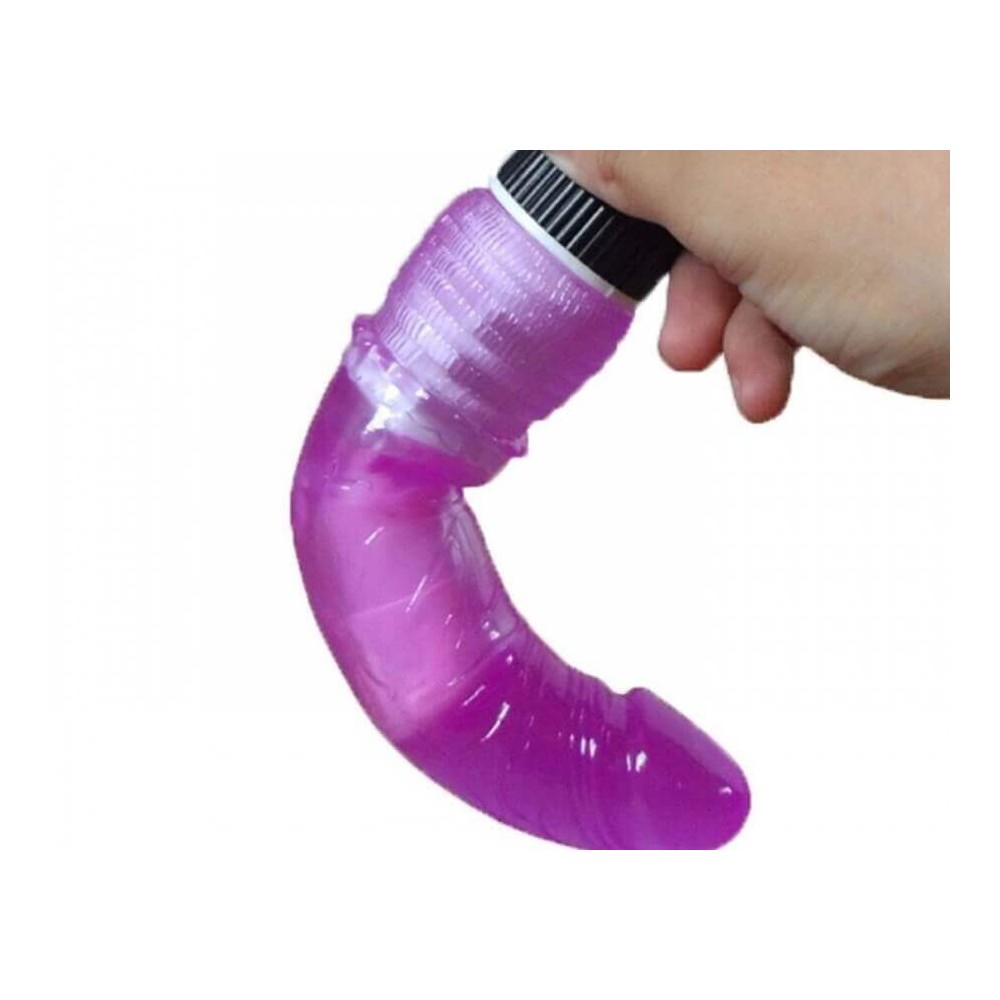 Vibratore Jelly 21 cm Viola