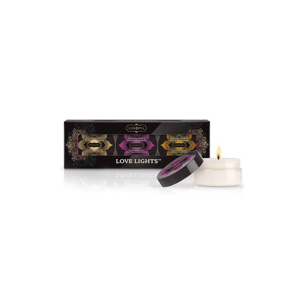 Kit Love Lights Le candele profumate