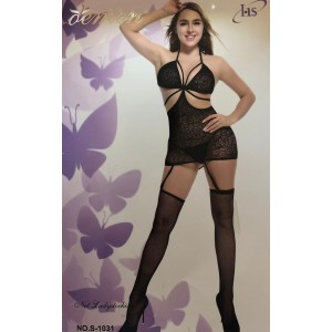 CATSUIT TUTA SEXY NERO TAGLIA UNICA