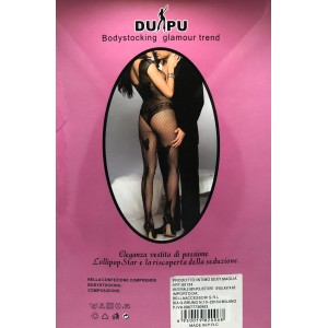 TUTA INTIMA SEXY INTERA A RETE NERA TAGLIA UNICA