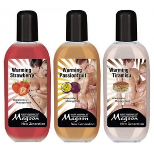 Olio per Massaggi Magoon Warming Set