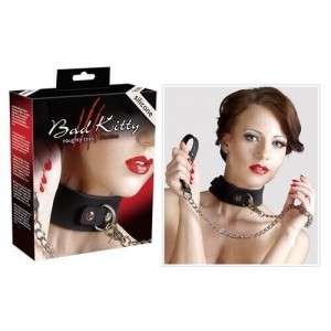 SILIKON-HALSBAND MIT LEINE